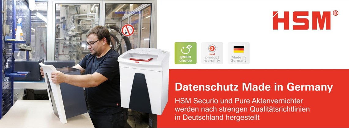 HSM Aktenvernichter - Made in Germany