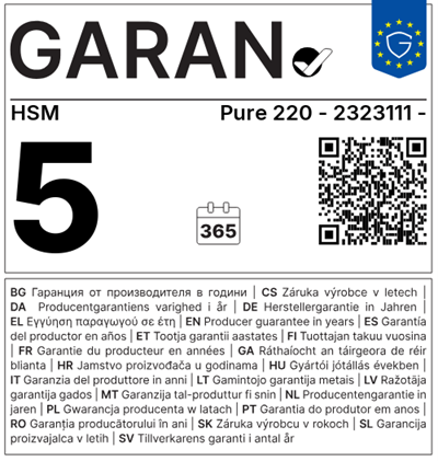 Garantielabel