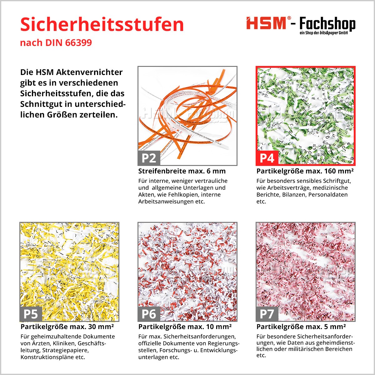 HSM Aktenvernichter Pure 530, 4,5mm x 30mm (Art.-Nr.: 2353111)