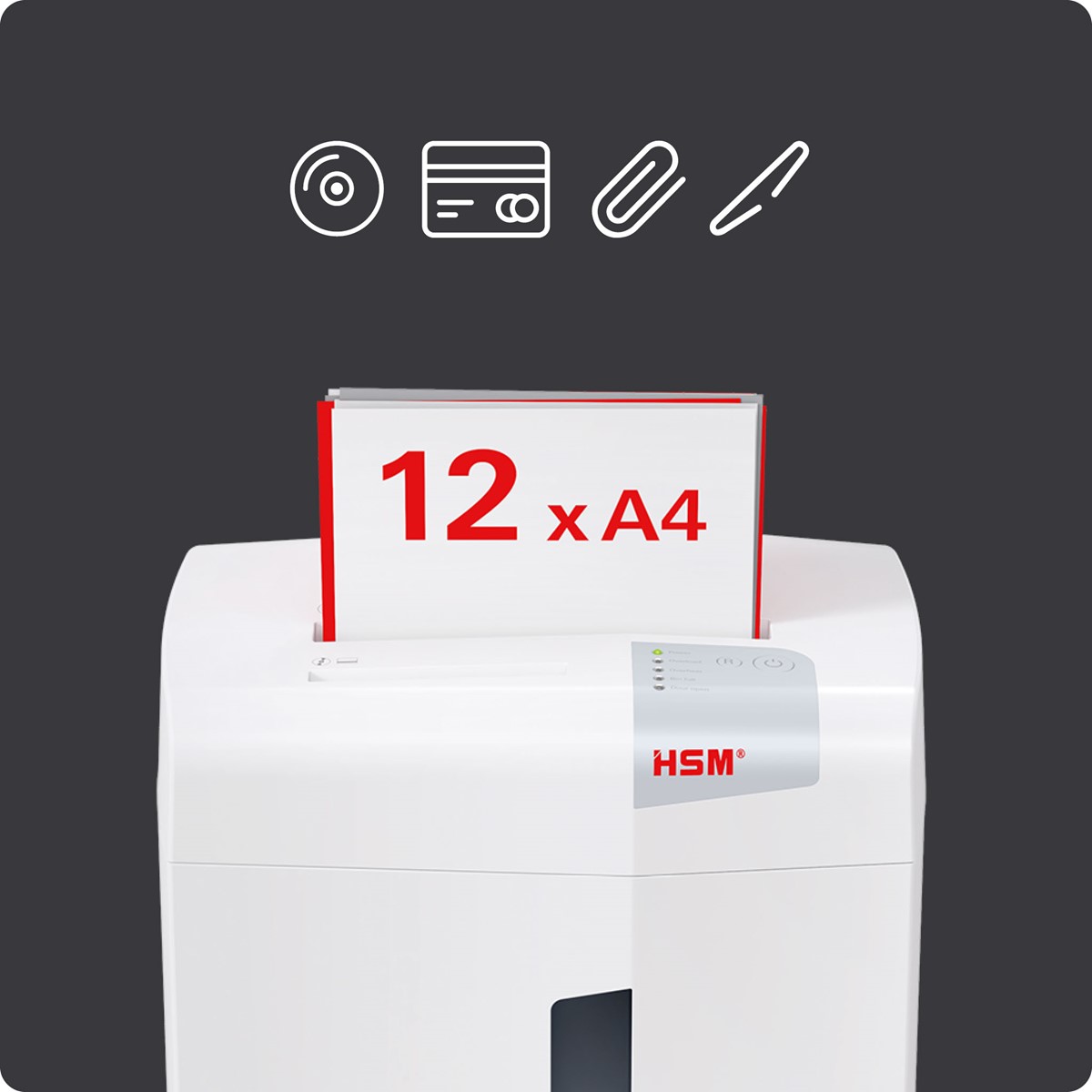 HSM Aktenvernichter shredstar X12pro, 2,0mm x 15mm (Art.-Nr.: 1033121)