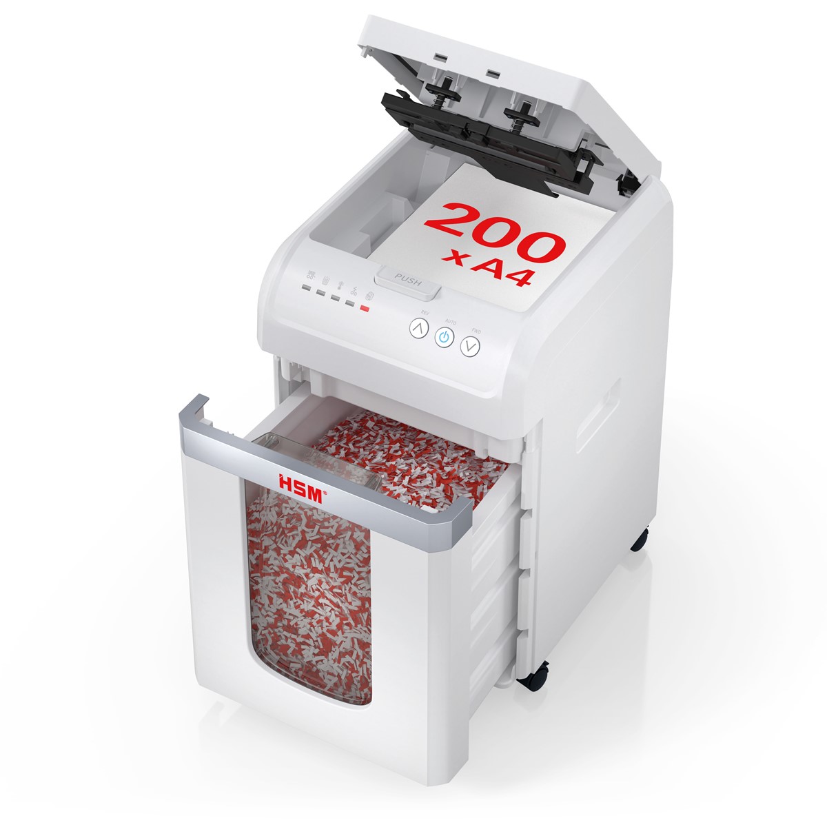 HSM Aktenvernichter shredstar Autofeed X200 - P4 - 4 x 12 mm (Art.-Nr.: 1035111)