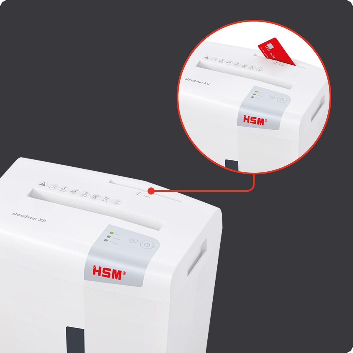 HSM Aktenvernichter shredstar X8, 4,5mm x 30mm (Art.-Nr.: 1044121)