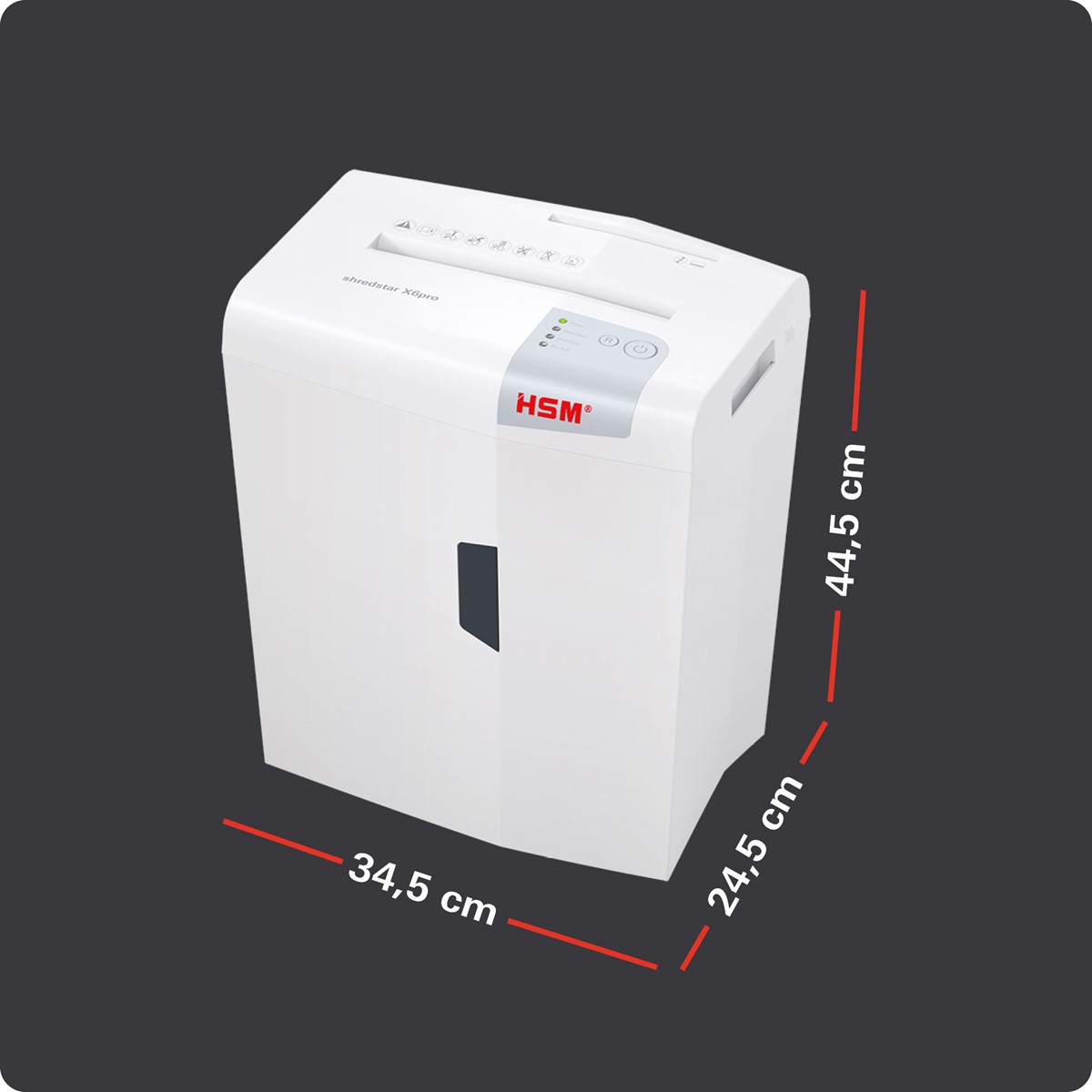 HSM Aktenvernichter shredstar X6pro, 2,0mm x 15mm (Art.-Nr.: 1046111)