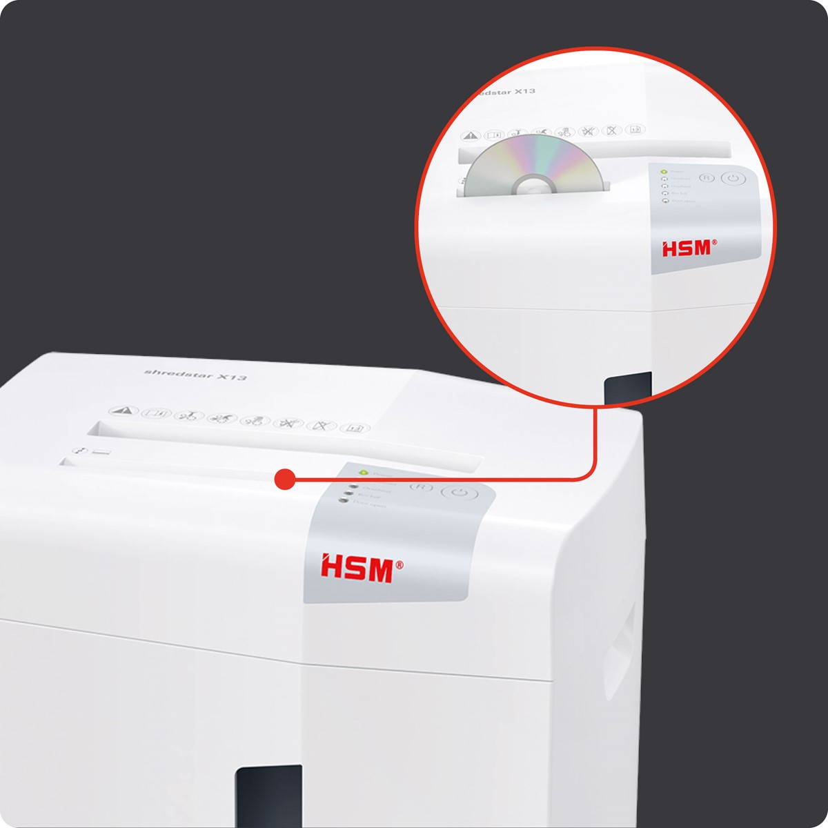 HSM Aktenvernichter shredstar X13, 4,0mm x 37mm (Art.-Nr.: 1057121)