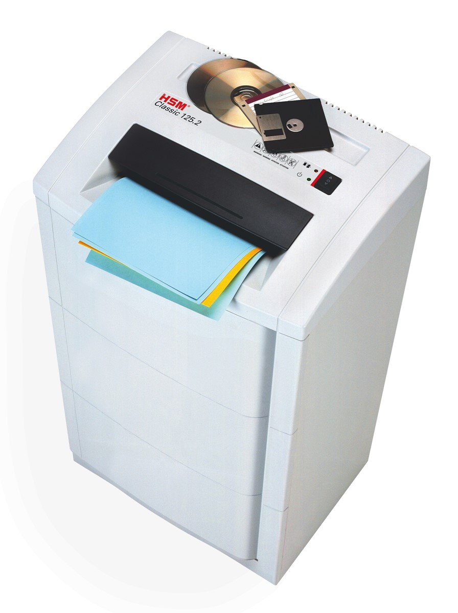 HSM Aktenvernichter Classic 125.2, 5,8mm Streifen (Art.-Nr.: 1272161)