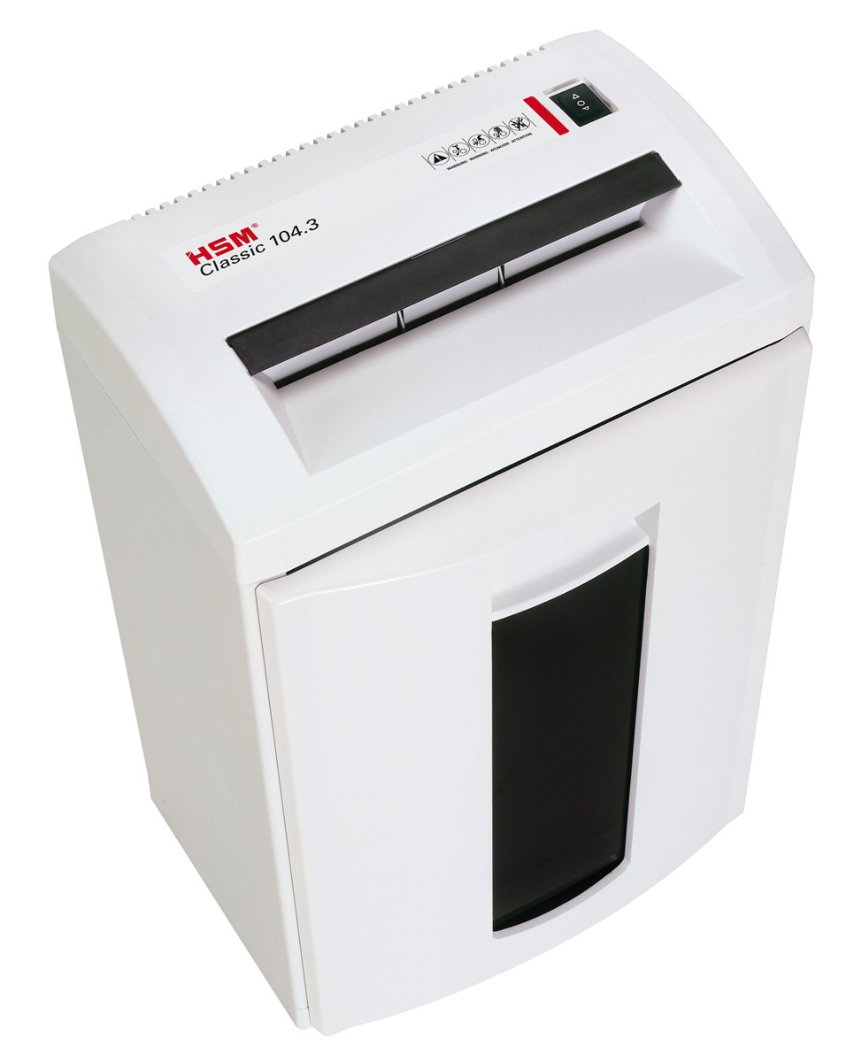 HSM Aktenvernichter Classic 104.3, 1,9mm x 15mm (Art.-Nr.: 1287141)