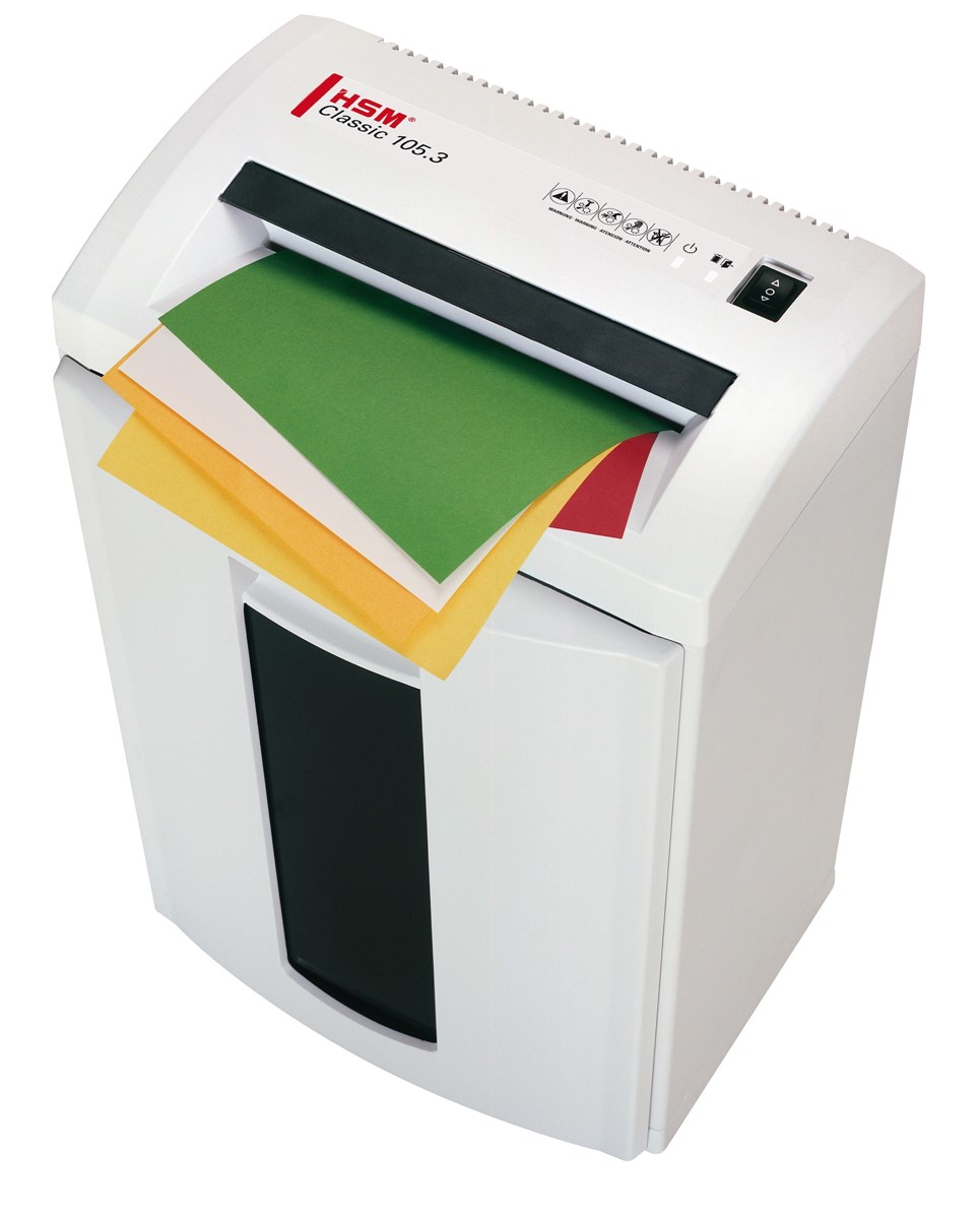 HSM Aktenvernichter Classic 105.3, 1,9mm Streifen (Art.-Nr.: 1289141)