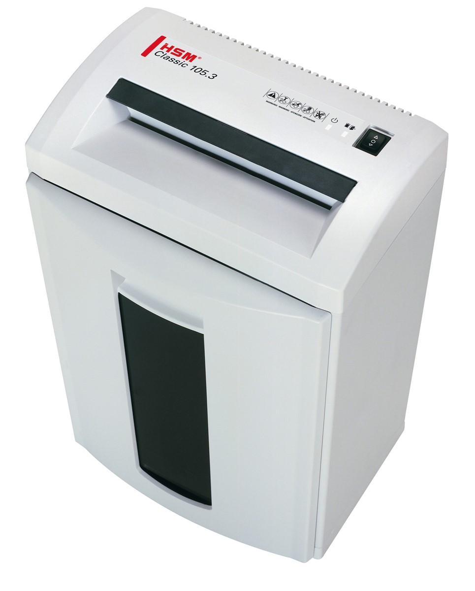 HSM Aktenvernichter Classic 105.3, 3,9mm Streifen (Art.-Nr.: 1290141)