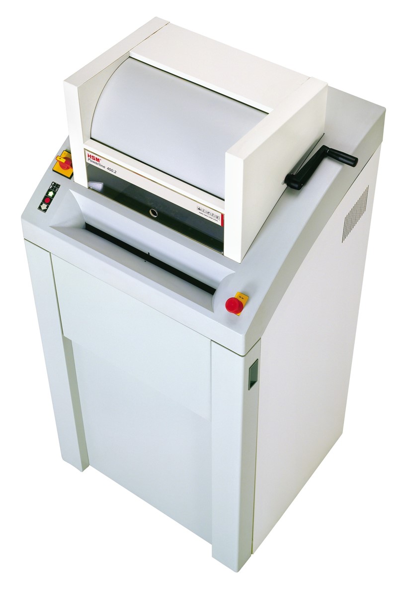 HSM Aktenvernichter Powerline 450.2, 3,9mm x 40mm (Art.-Nr.: 1503154)