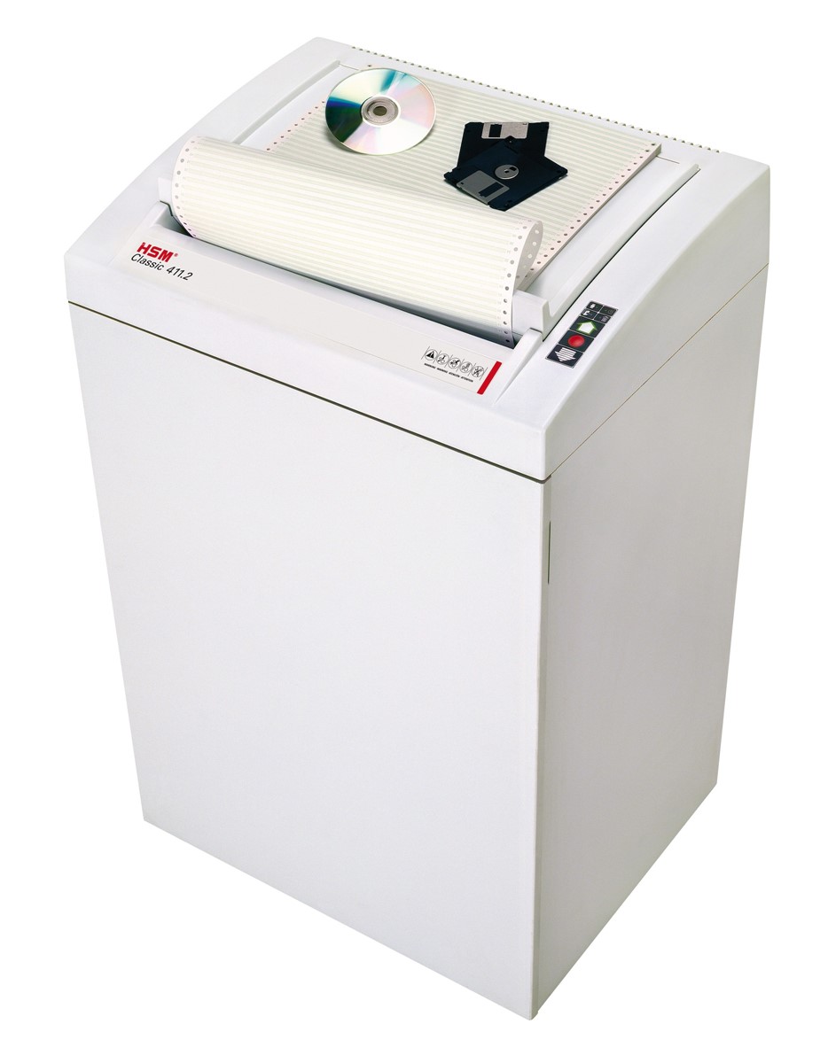 HSM Aktenvernichter Classic 411.2, 3,9mm x 50mm (Art.-Nr.: 1568161)