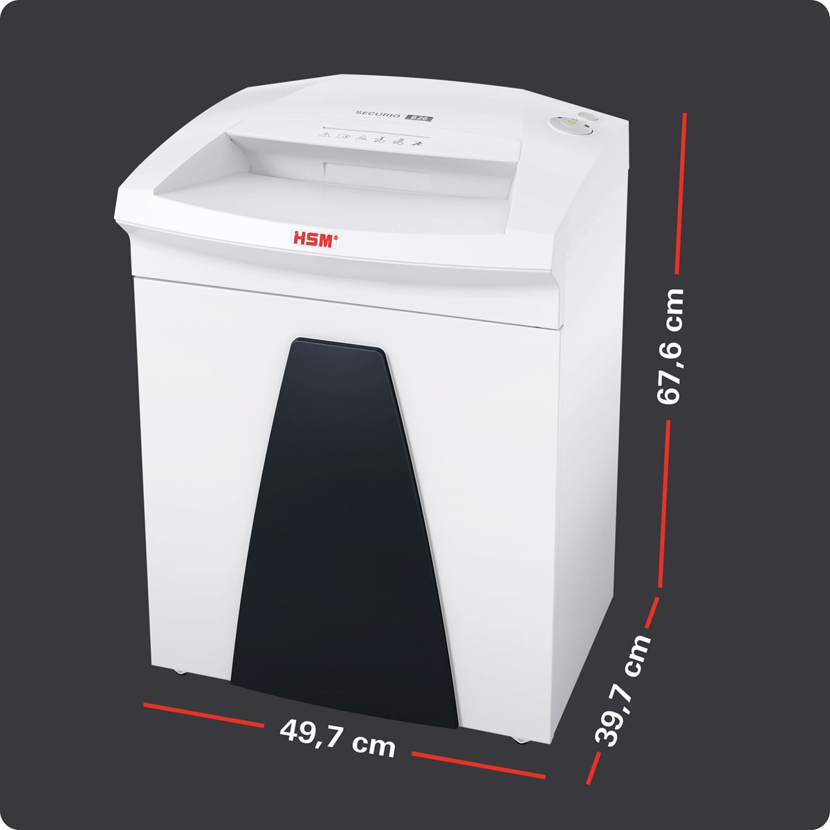 HSM Aktenvernichter SECURIO B26, 5,8mm Streifen (Art.-Nr.: 1801111)